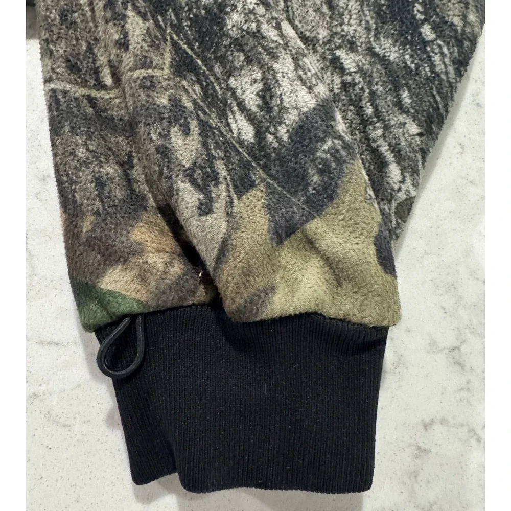 Mad Dog Gear Mens 2XL Camo Full Zip Fleece Hunting Jacket Vintage 90s H237